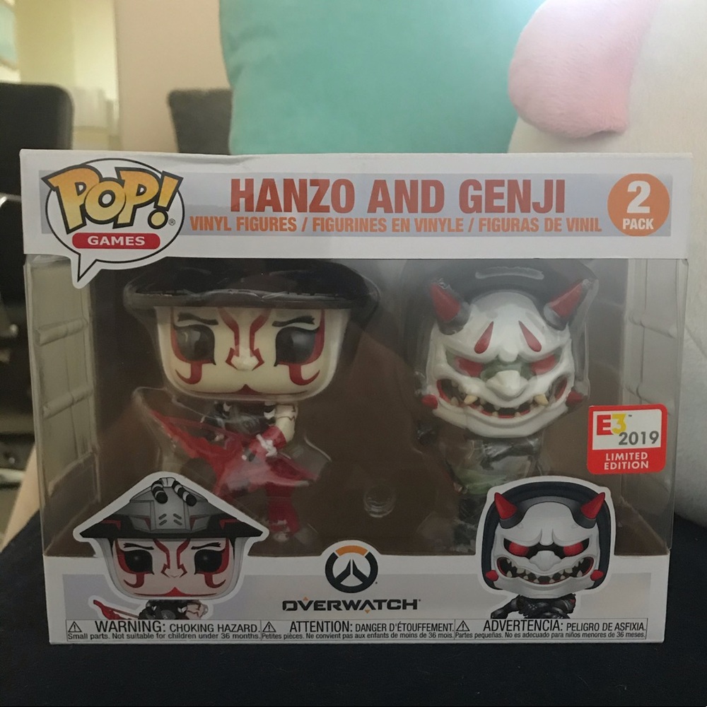 Funko pop Overwatch Hanzo and Genji E3 2019